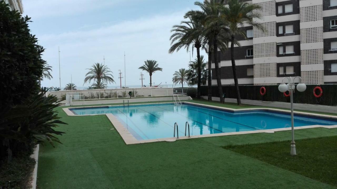 Apartamento En 1ª Linea Playa De Gandía Eksteriør billede